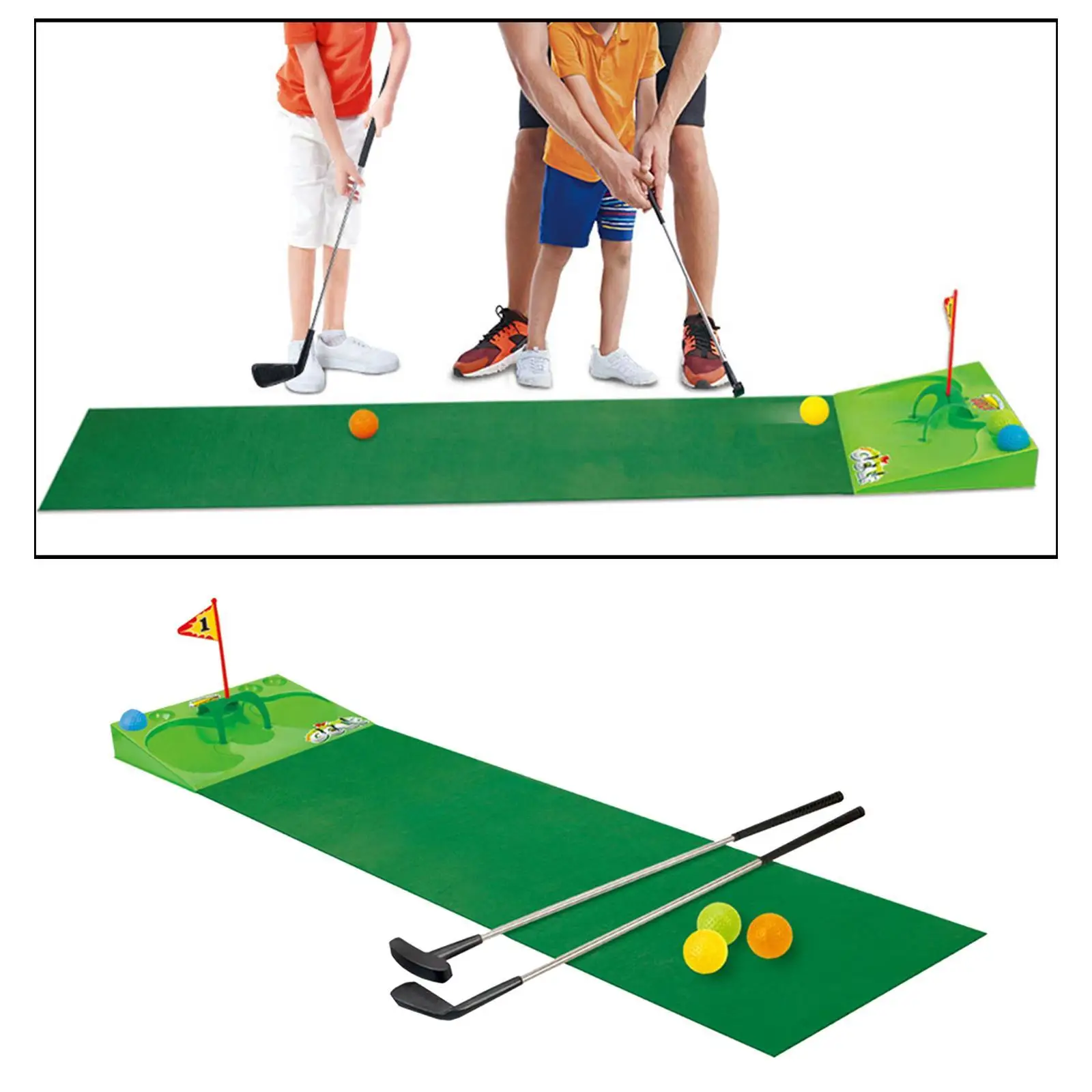 

Golf Practice Set Parent-Child Games Toy Backyard Children Adults