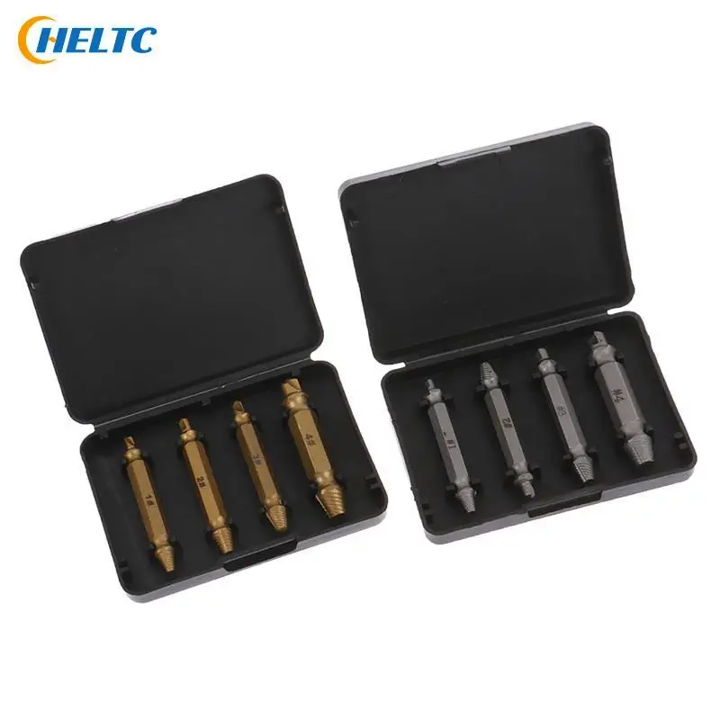 

Damaged Screw Extractor Drill Bit Set Stripped Broken Screw Bolt Screw Extractor Extractor With Case Easily Take Out Demolition