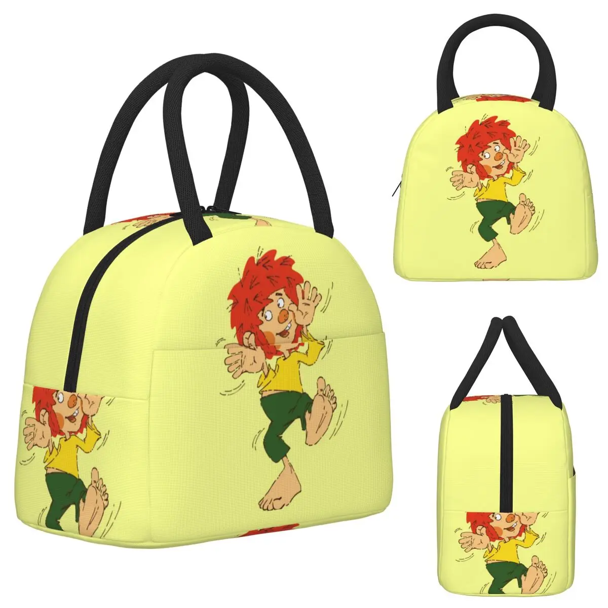 Фото Изолированная сумка для обеда Pumuckl Tanzen для женщин, термосумка для еды, портативный контейнер для обедов №1