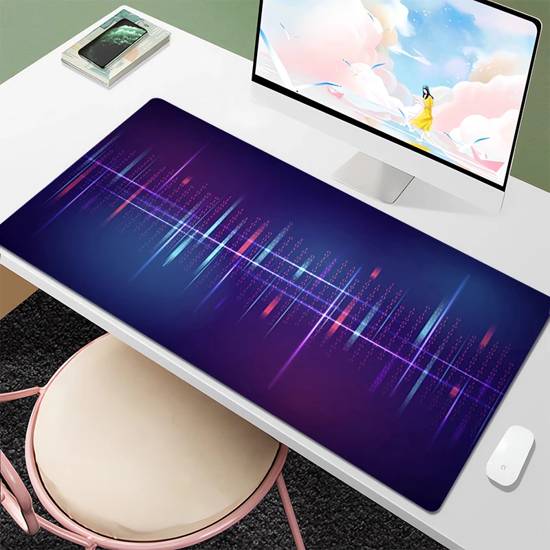 

Matrix Binary Code mousepad Computer Accessories Desk Table Keyboard and Mouse Mats Desktops Gaming Pc Gamer Cabinet Laptop Mat