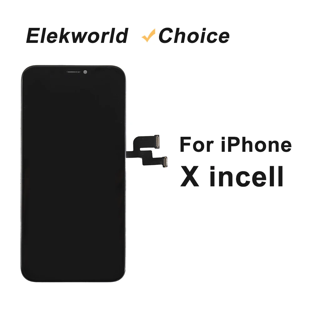 Выбор для iPhone X incell ЖК-дисплей экран с 3D сенсорным дигитайзером в сборе без битых
