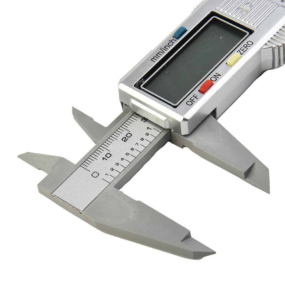 

1 Pc Digital Electronic Caliper Ruler 150mm/6inch LCD Digital Electronic Carbon Fiber Vernier Caliper Gauge Micrometer Hand Tool