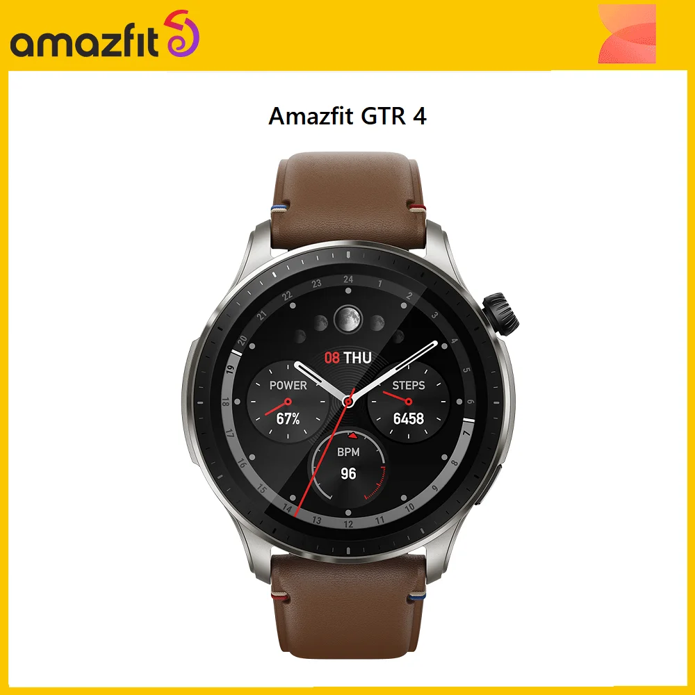 

2022 New Amazfit GTR 4 Smartwatch 1.39" AMOLED Display Alexa Built-in GPS Smart Watch for Android IOS