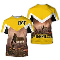 plus size short sleeve excavator pattern 3d printed t shirts men summer t shirt casual tops mens clothes male jersey streetwear