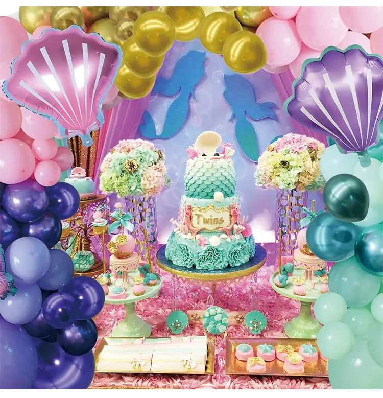 

134 шт., набор алюминиевых плёнок в виде ракушек