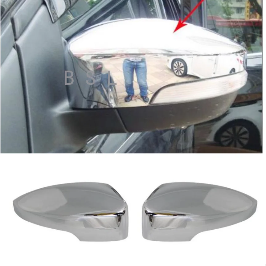 

For Ford Kuga Escape 2013-2018 ABS Chrome Car Side Door Rearview Mirror Cover Overlay Trim Sticker Car Styling Accessories
