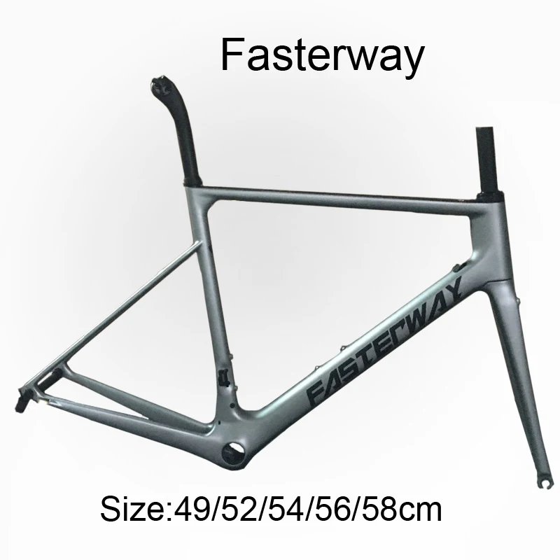 

Sale Ultralight UD Carbon Fiber Road Bike Frame Carbon Frame Racing Bicycle Frameset Seatpost Fork Clamp Headset accept painting
