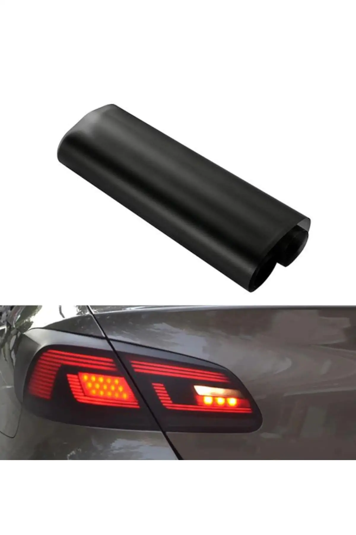 

MATTE BLACK HEADLIGHT FILM 30 CM X 1 METER HEADLIGHT FILM for headlight coating
