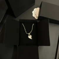 mode 18 popular original fashion brand 2022 summer necklace choker chain 925 silver 18k woman ladies design jewelry luxury gift