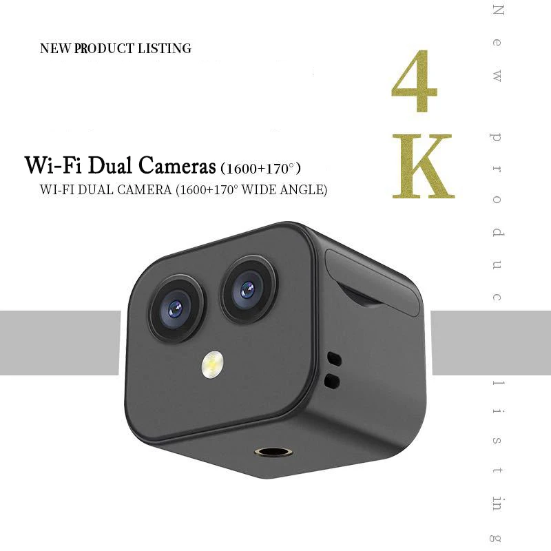 

Новая камера HD1080P с Wi-Fi, инфракрасная веб-камера ночного видения, безопасная Беспроводная зеркальная запись видео и аудио