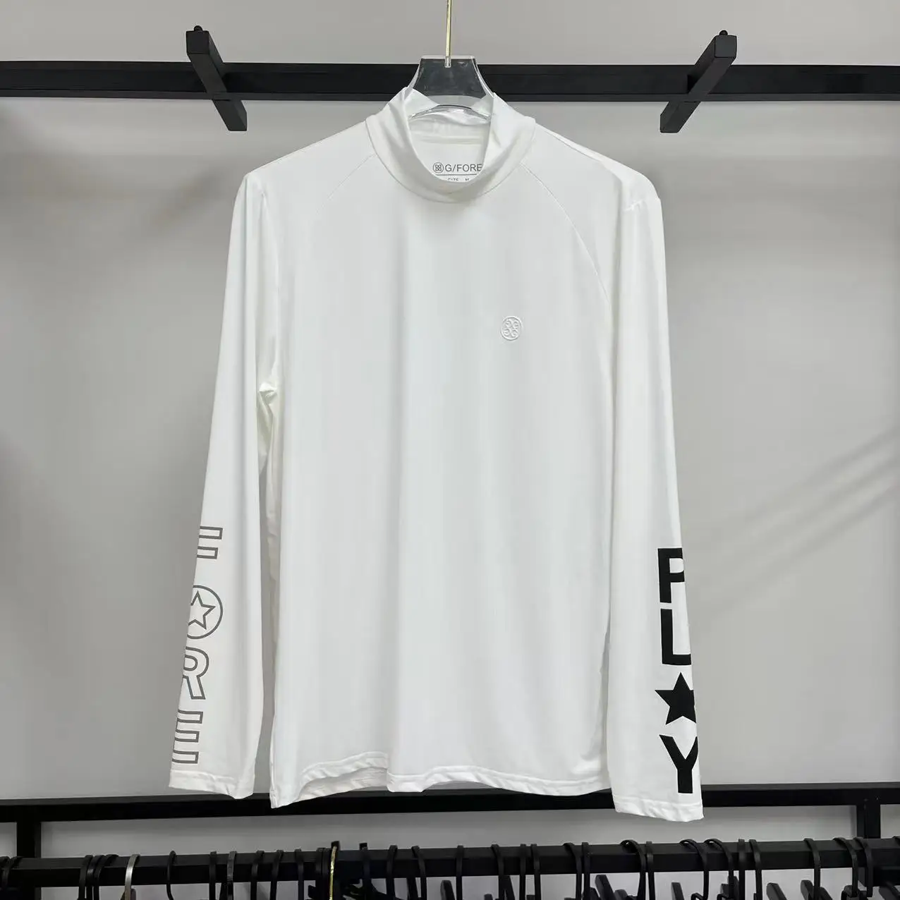 2022 golf ice silk sunscreen suit men's long-sleeved T-shirt fast drying breathable golf base shirt men's ice cold jersey