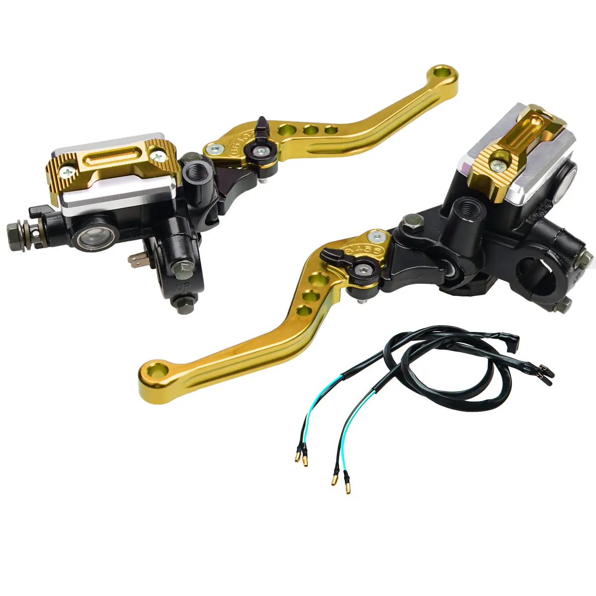 

7/8 "руль мотоцикла, главный цилиндр, рычаги, ручка, гидравлический тормозной насос, сцепление для Honda Yamaha Kawasaki, грязевой пит-байк, квадроцикл