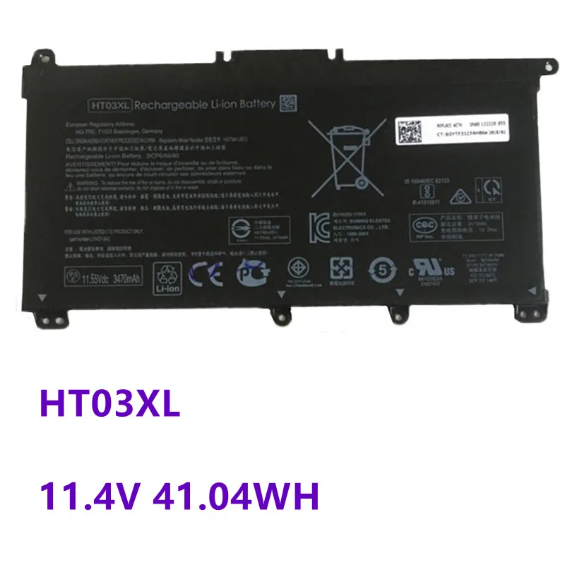 

HT03XL HT03 Battery for HP Pavilion 14-CE0001LA Pavilion 14-CE0014TU Pavilion 14-CE0010CA HSTNN-LB8L L11421-421 11.4V 41.04WH