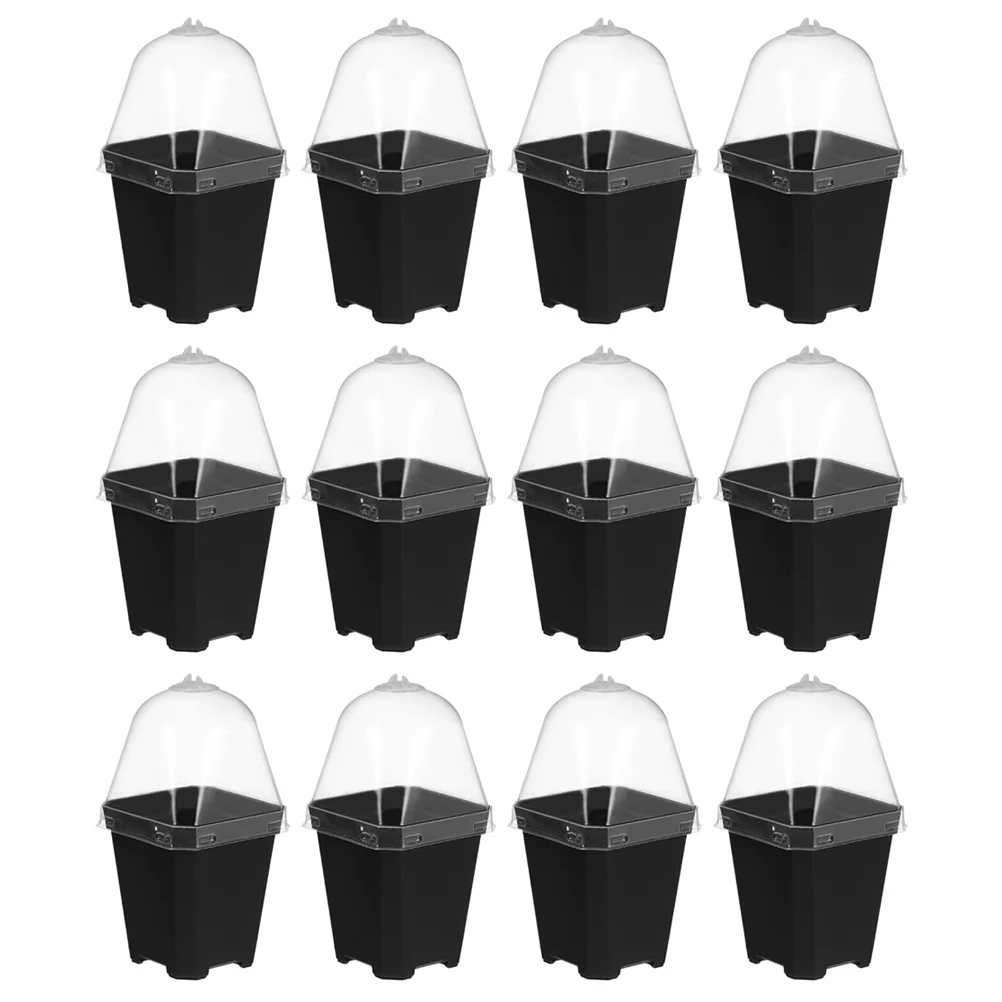 

12 комплектов, пластиковый контейнер для растений