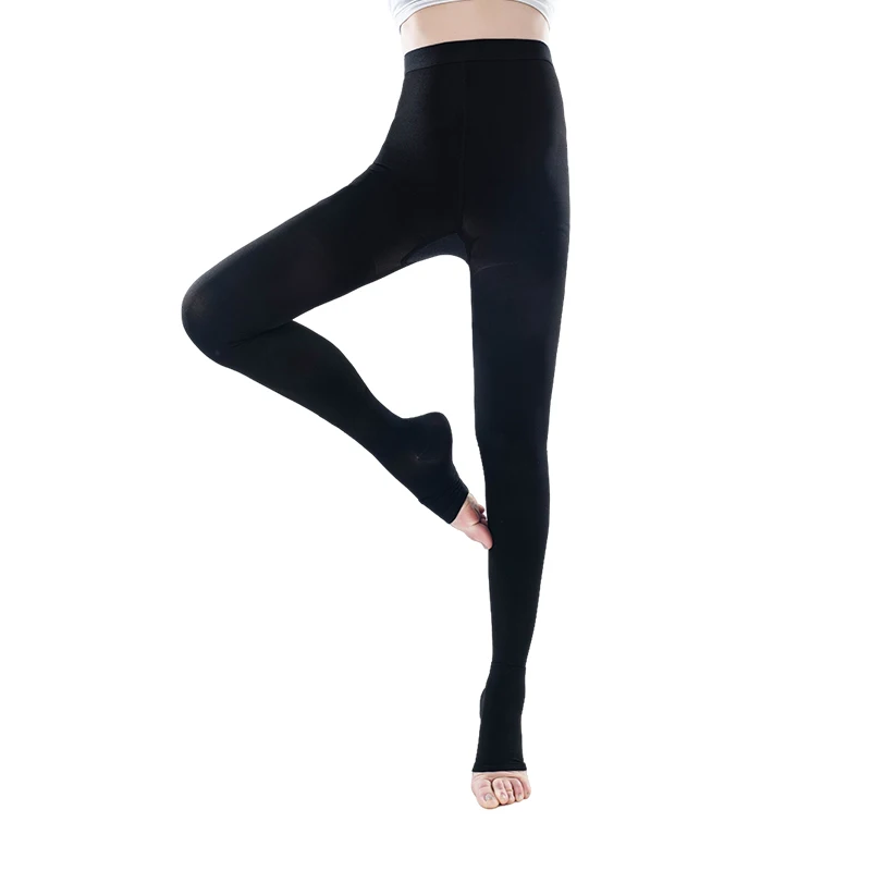 

34-46mmHg Medical Compression Pantyhose Plus Size Women Tights Stockings for Swelling Edema Varicose Veins Open Toe Socks