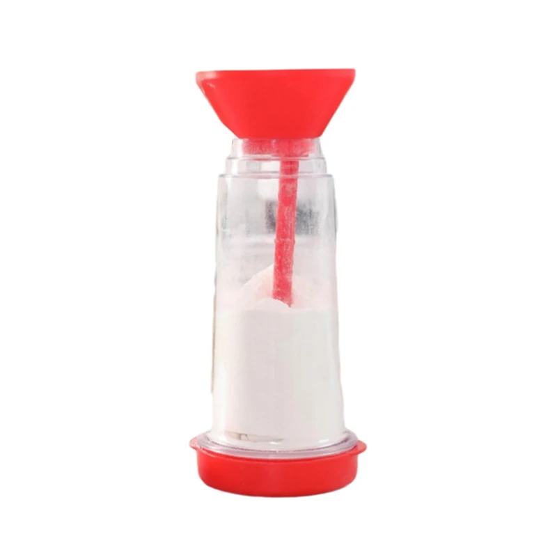 Вращающееся сито для муки с крышкой ручное полуавтоматическое миксер чашка