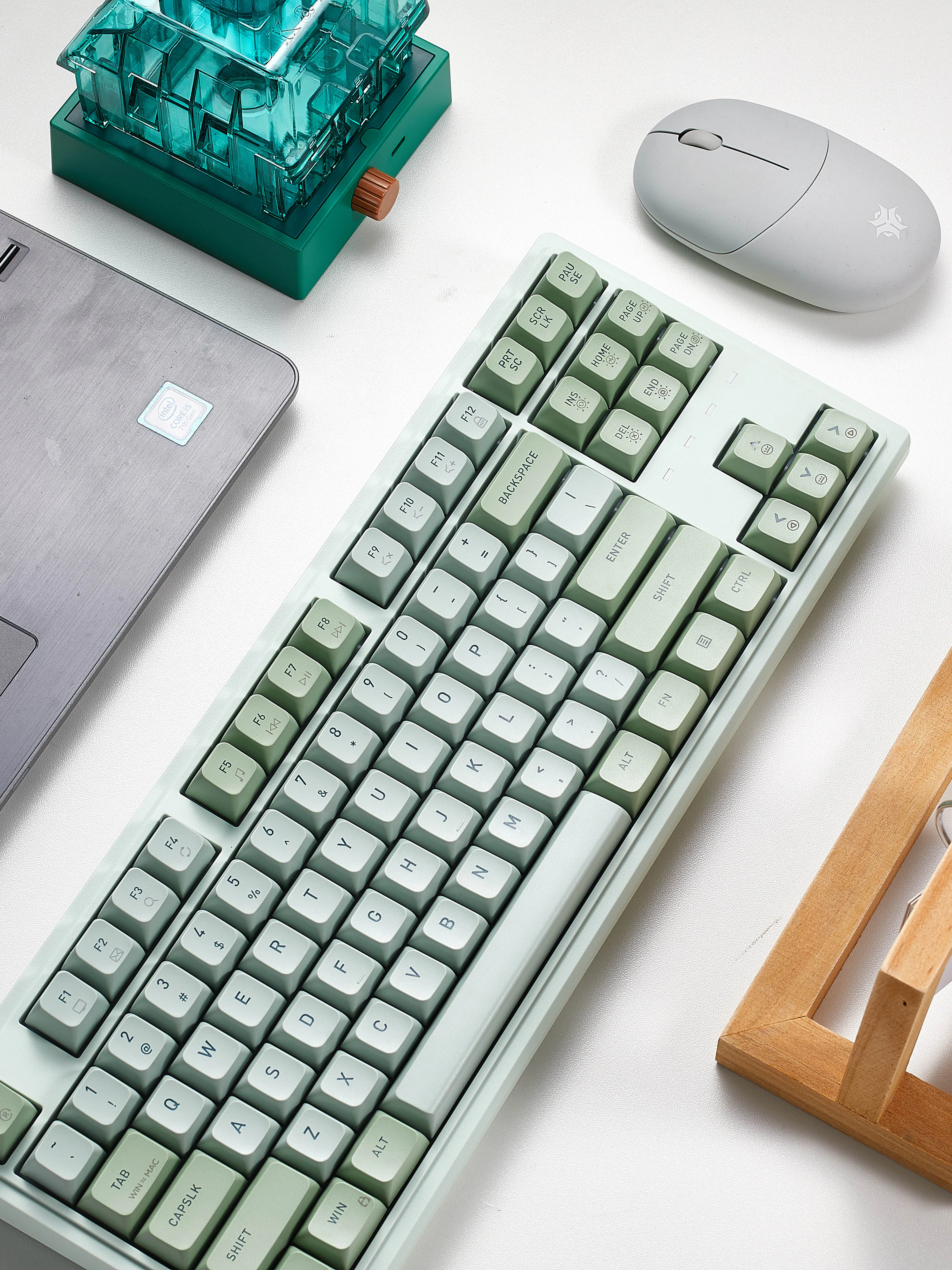 Фото Клавиатура игровая Механическая Hexgears M2/M3 с прокладкой и белой подсветкой №4