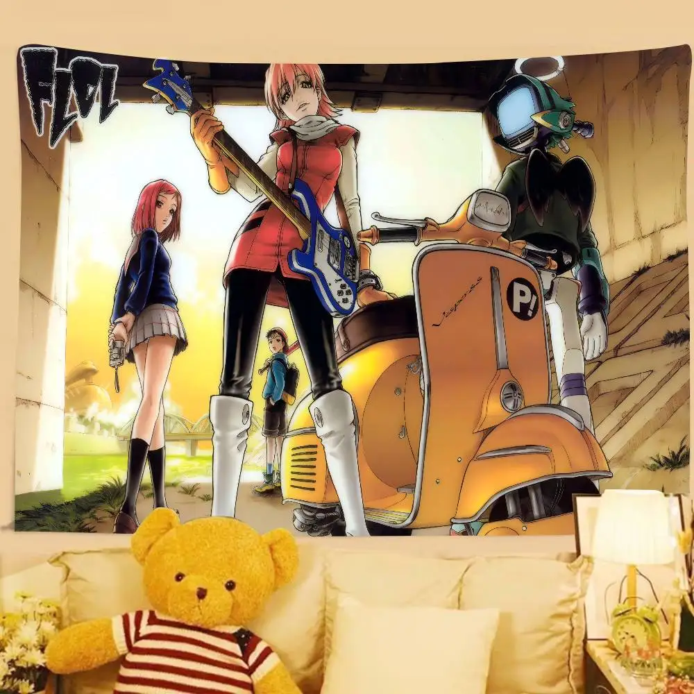 Фото Аниме Flcl фон для фотостудии открытый дом вечерние украшения фото фон занавеска назад падение №4