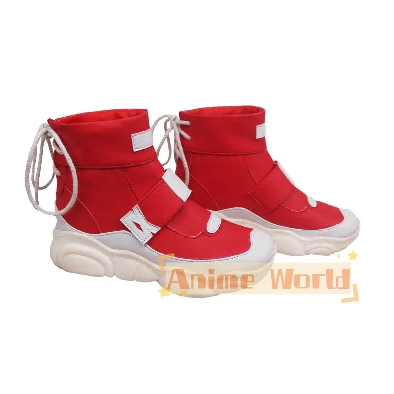 Красная обувь для косплея Кирико Хэллоуина изготовленная на заказ
