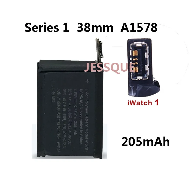 Фото A1578 A1760 A1875 A2058 A2277 A2181 A2345 A2327 A2552 A3009 Аккумулятор для Apple S1 S2 S3 S4 S5 S6 S7 S8 S9 SE Smart Watch №2