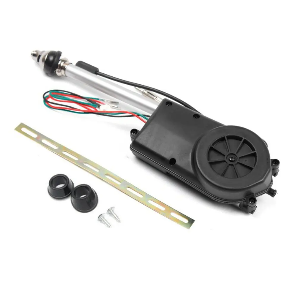 

Телескопическая автомобильная антенна 4-секционный Электрический усилитель сигнала дистанционное управление 1 шт. Выдвижная антенна усили...