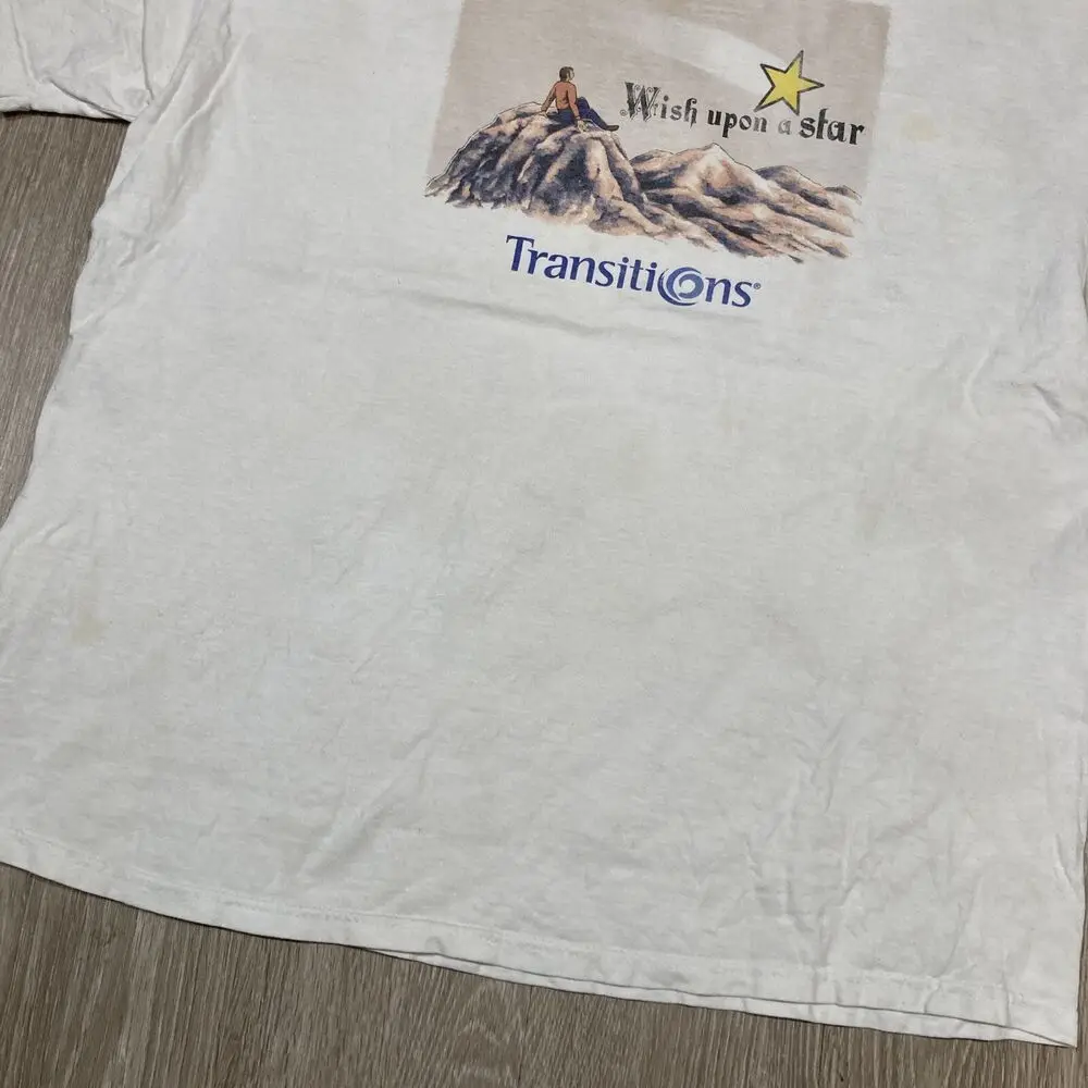 Рубашка с линзами Y2k XL Vintage 90s 00s Wish Upon A Star