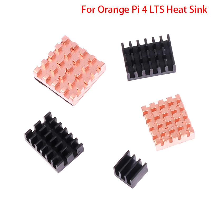 

Радиатор для Orange Pi 4 LTS, радиатор из алюминиевого сплава, медный комплект охладителя, пассивные радиаторы охлаждения для демонстрационной пл...