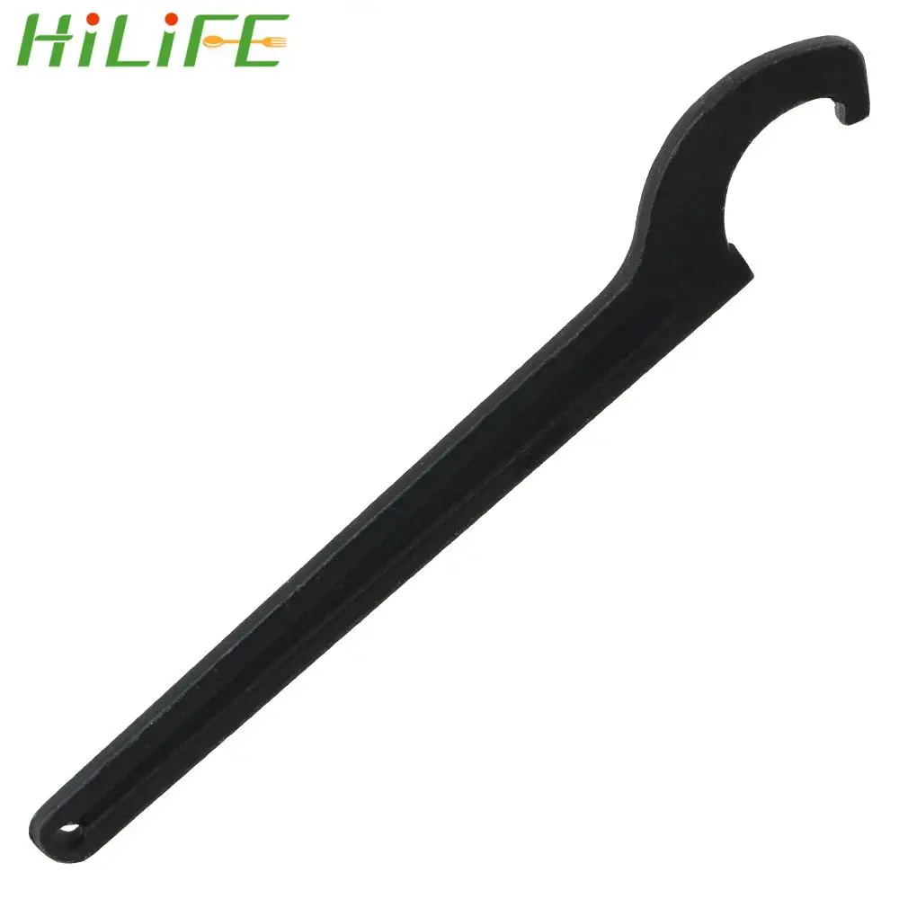 

HILIFE 22-26mm Crescent Hook Head Round Nut Spanner Stainless Steel C Shape Wrench Tool Hand Tool