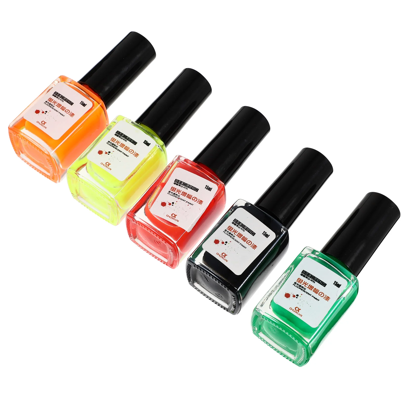 

5 Bottles of Fishing Float Paint Fishing Lures Waterproof Paints Fishing Gear (Random Style)