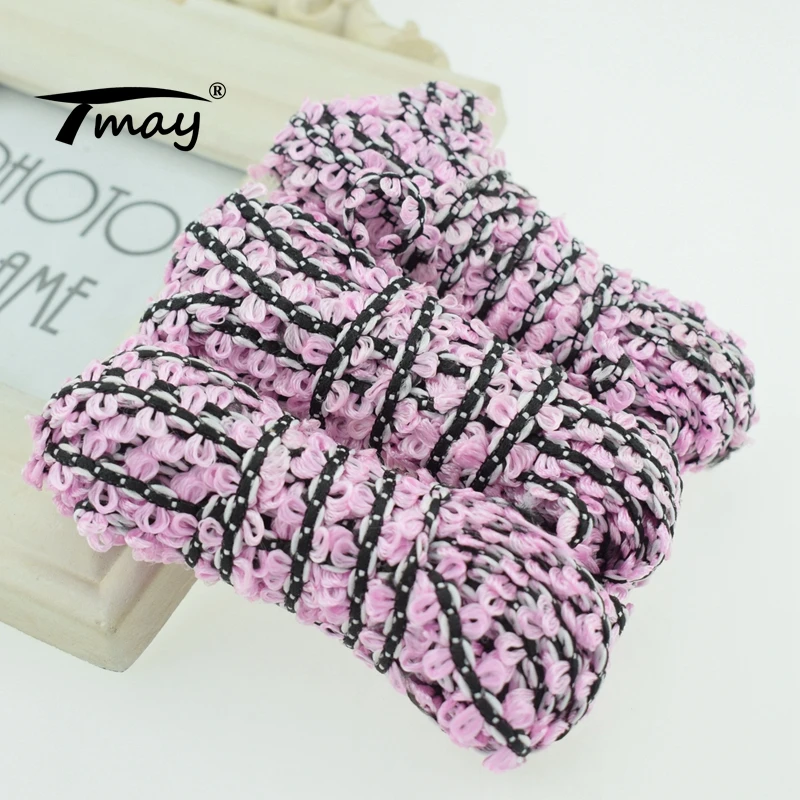 Кружевные эластичные ленты с цветами два цвета