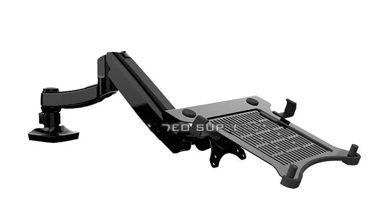 

D5F настольная полная движущаяся газовая пружина двойного назначения 10-15,6 'держатель для ноутбука + держатель для монитора 10-27 дюймов кронштейн на руку