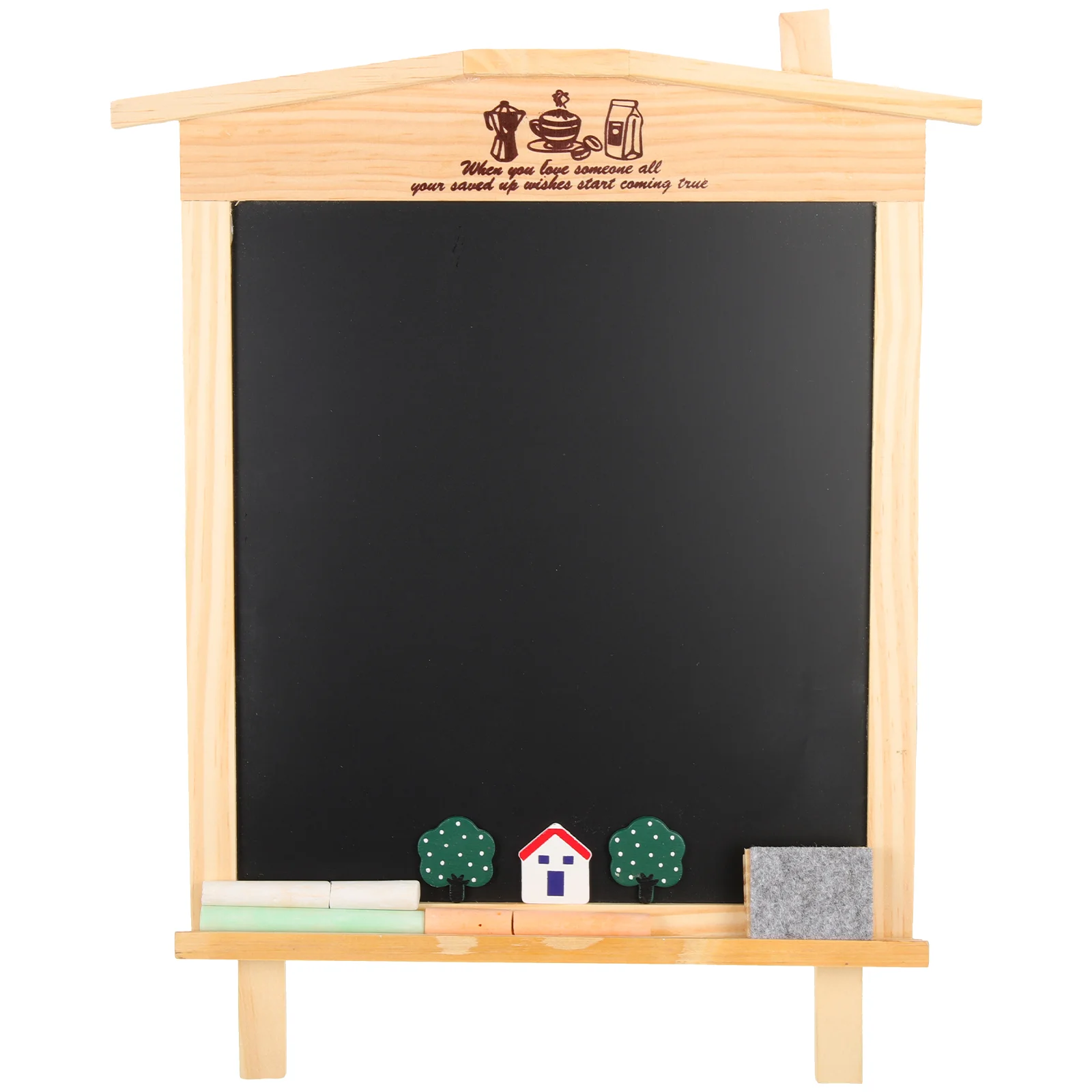 

Board Sign Chalkboard Blackboard Message Tabletop Small Chalk Drawing Wood Wedding White Kids Boards Diy Wooden Dry Labels
