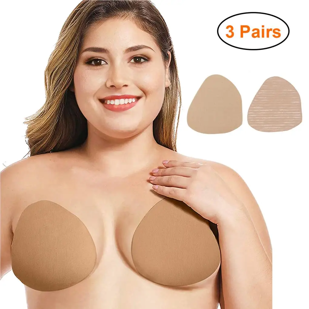 

3 Pairs Women Breast Lift Tape Breasts Cover Cushion Underwear Accessories Self-adhesive Lifting Pad 16.0x24.0cm