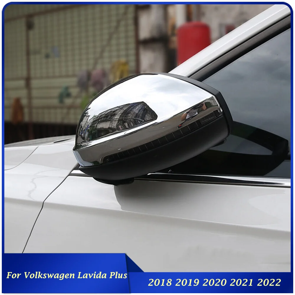 

Exterior Car Side Door Rear View Mirror Trims Cover Frame For Volkswagen Lavida Plus 2018 2019 2020 2021 2022