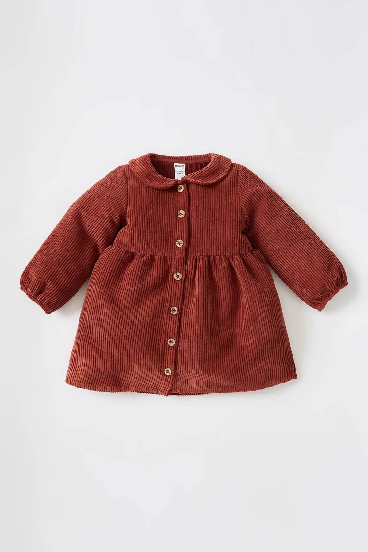 

Baby girl Long-Sleeved Velvet Dress