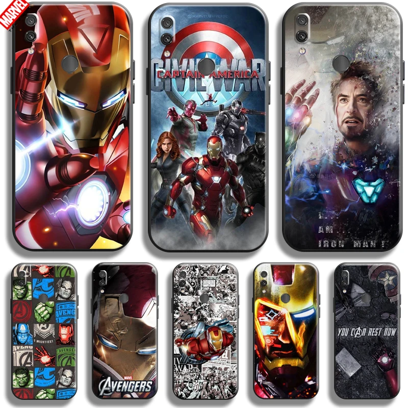 

Iron Man Marvel Avengers For Xiaomi Redmi Note 7S Phone Case 6.3 Inch Soft Silicon Coque Cover Black Funda Thor Comics