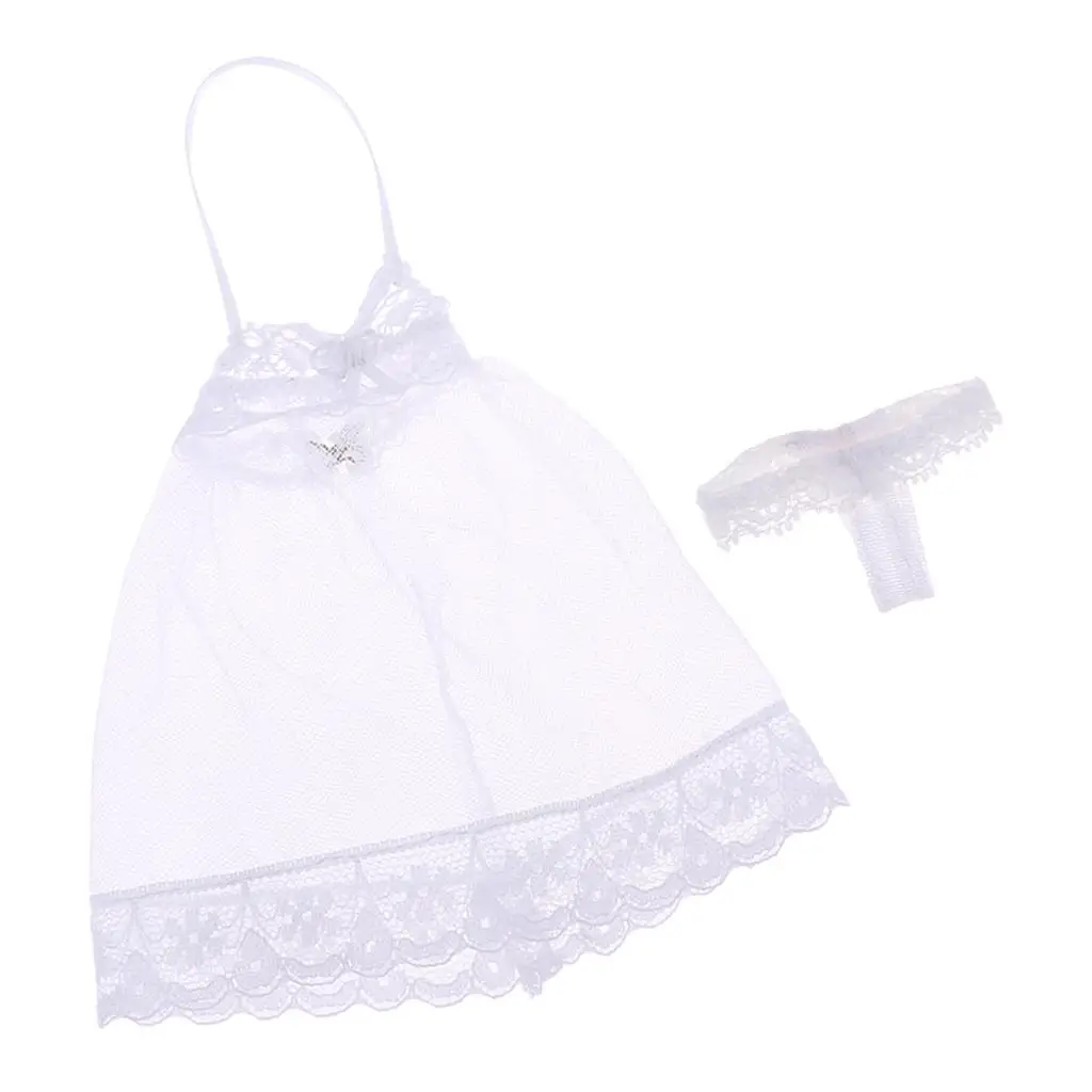 

1/6 женское кружевное Сетчатое Прозрачное платье Rock для экшн-фигурки 12 дюймов