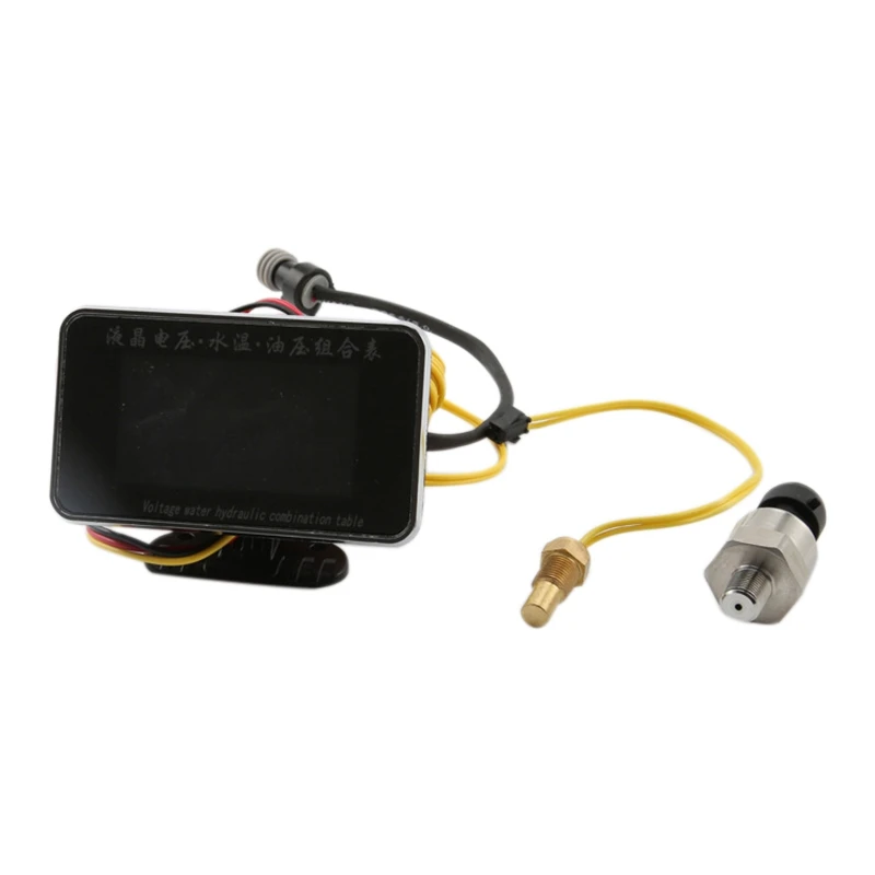 

3 In1 LCD Car Digital Gauge Voltmeter/Oil Pressure/Water Temp 12-24V Universal