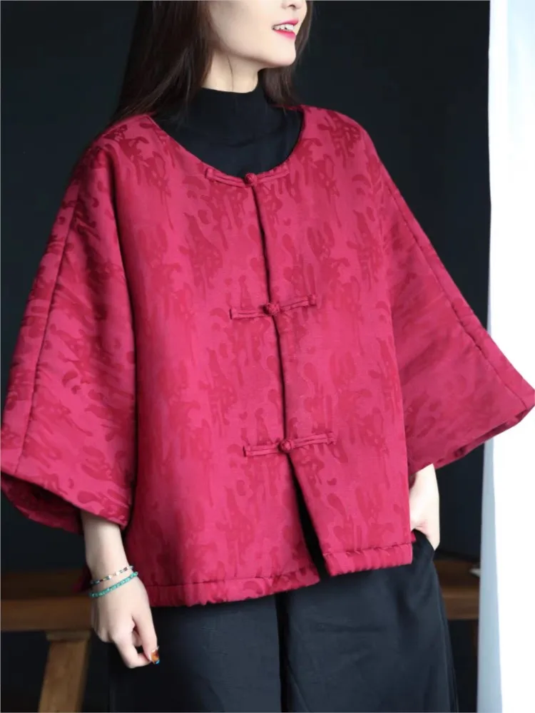 Оверсайз осенне-зимнее пальто с цветочным принтом женская мода женские