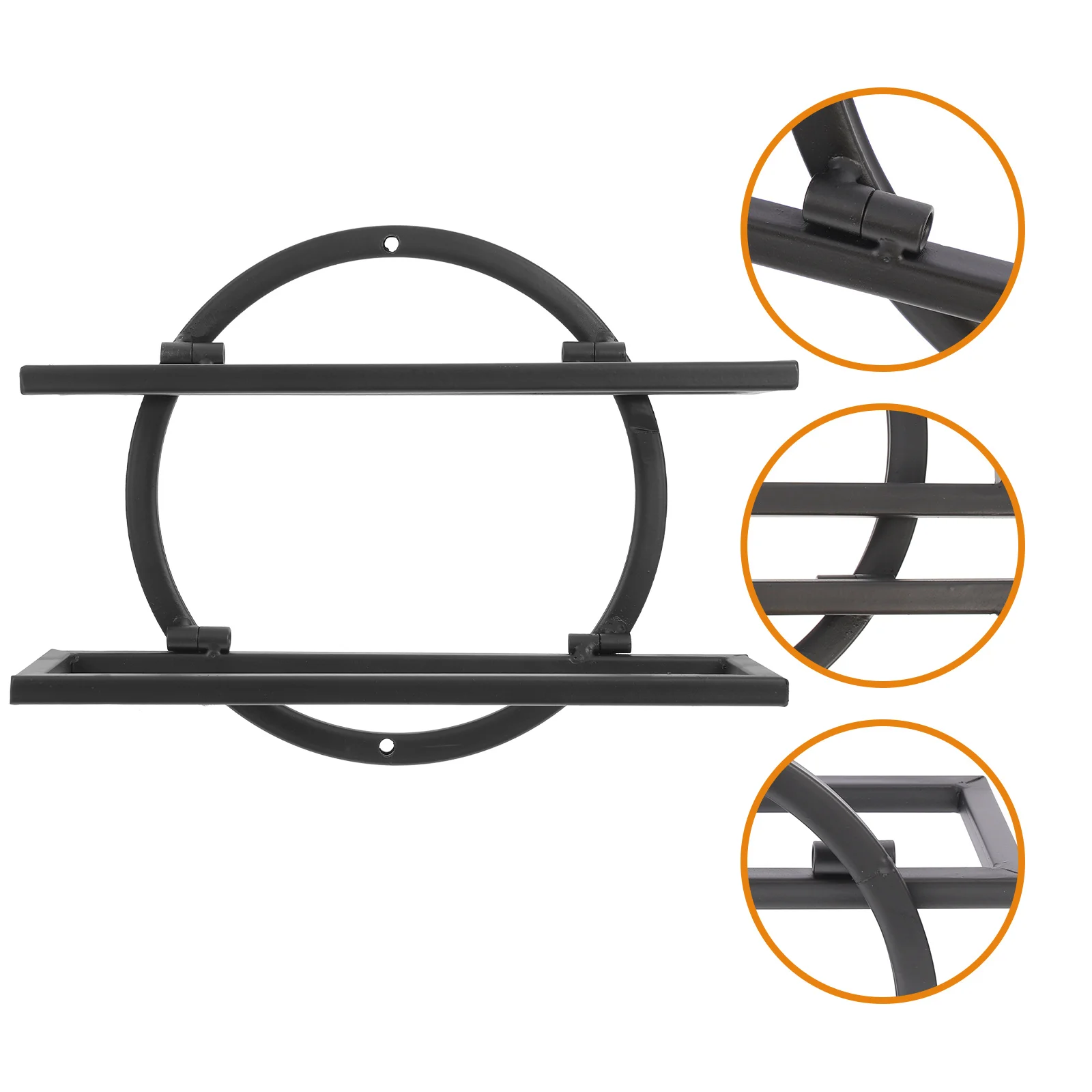 

Rack Decor Shelf Display Racks Foldable Bottle Hanging Holder Iron Party