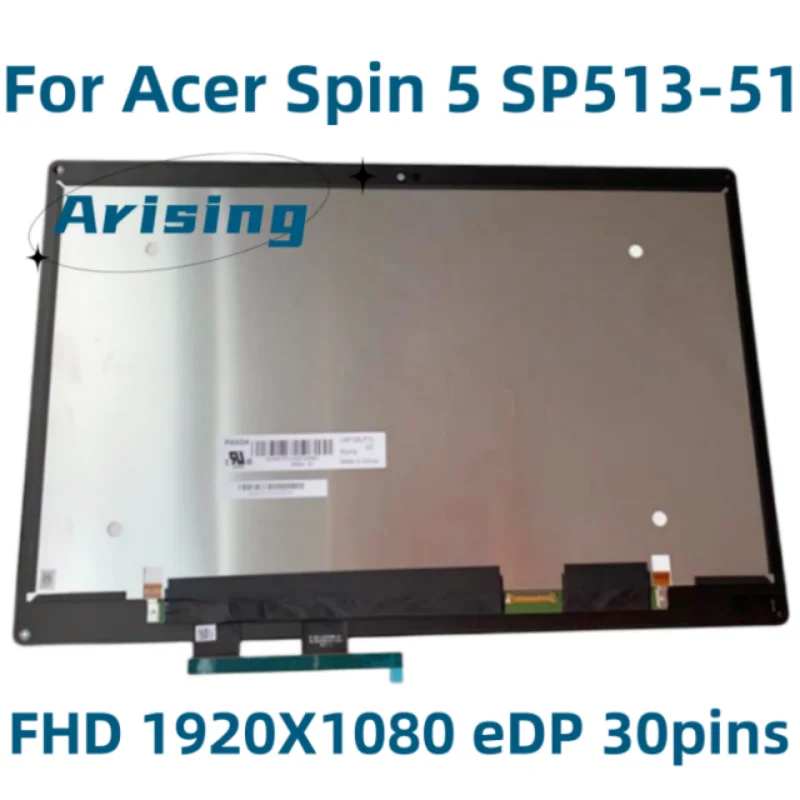 Сенсорный ЖК-экран для ноутбука Acer Spin 5 13 3 дюйма SP513 N16W1 LM133LF1L LQ133M1JW07 30 контактов
