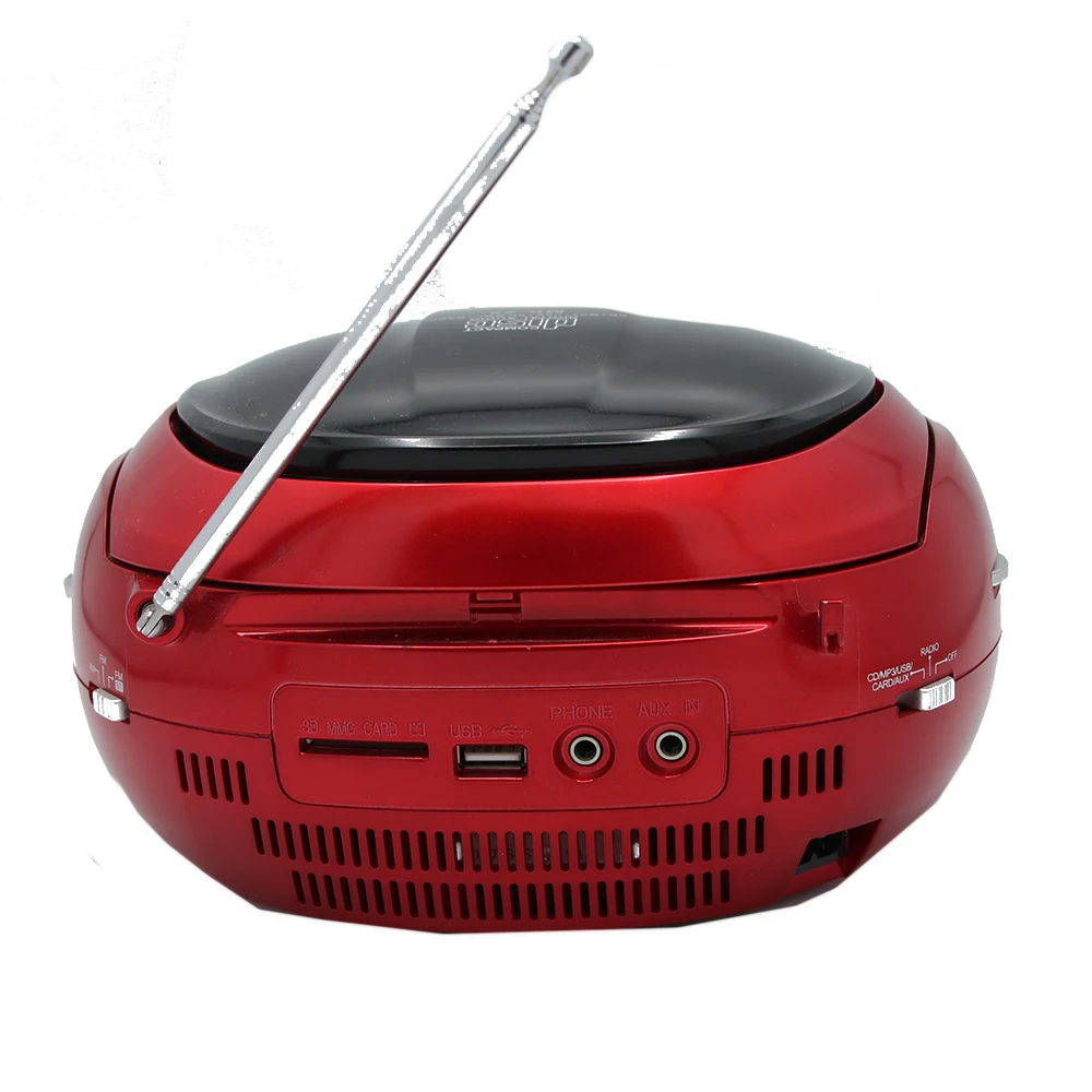 Портативный Студийный проигрыватель с bluetooth usb tf-картой AM FM-радио mp3-плеером
