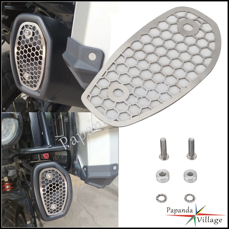 

Наконечник Выхлопной Трубы из нержавеющей стали для мотоцикла, Защитная крышка для Harley Pan America 1250 RA1250 RA1250S 2021-2022