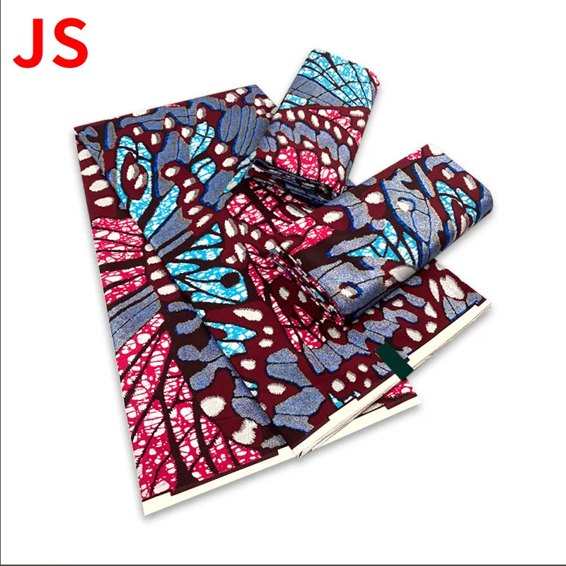 

Африканский Блестящий воск, свадебная ткань, роскошное платье из ткани с принтом Анкары для рождественской вечеринки