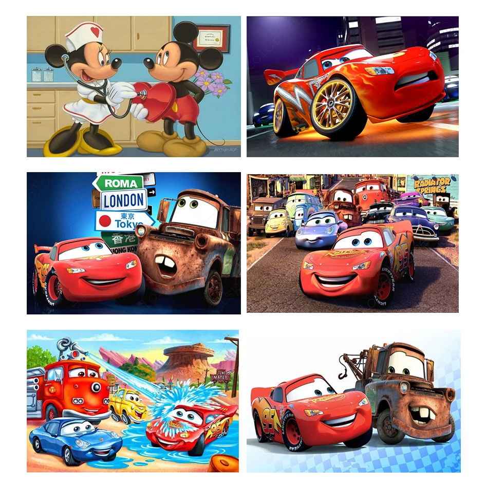 

Full Square 5D Diamond Painting Cartoon Anime Child Car Diamond Embroidery Cross Stitch Kits Home Decoration Handmade Gift Ll32
