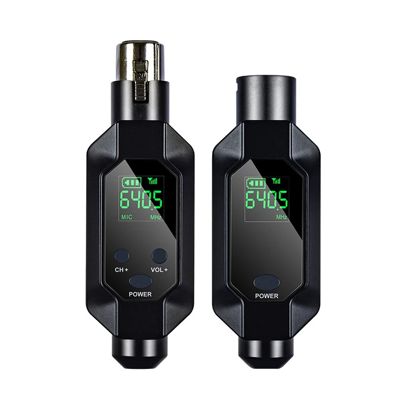Профессиональная беспроводная микрофонная система Gooermi B02 UHF XLR в комплекте с двумя передатчиками для динамических микрофонов (art.: 3920da77ed192) - 3920da77ed192