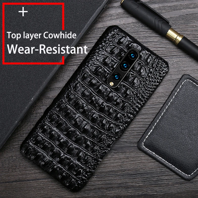 

Oneplus 7 7pro 6 6T crocodile cowhide cell phone case One Plus 7 7t Pro 8 8pro case luxury case Fundas
