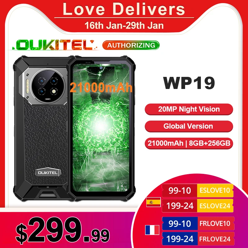 Купить Смартфон Oukitel Wp19 21000 Мач