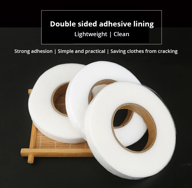 1 Шт. Двусторонняя Клейкая Лента Для Термоплавких Нетканых Материалов Прокладка