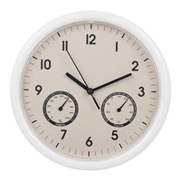 high quality creative 10 inches wall clock automatic thermometer sound quartz wall clock horloge murale home decor living room